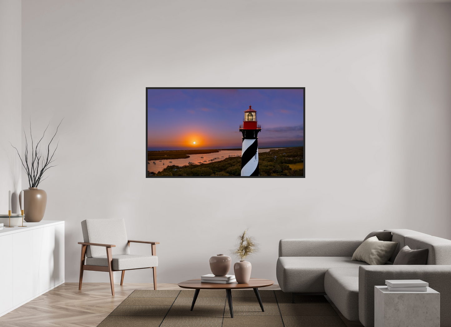 70 x 39.4″, Gallery Frame Beacon of Dawn