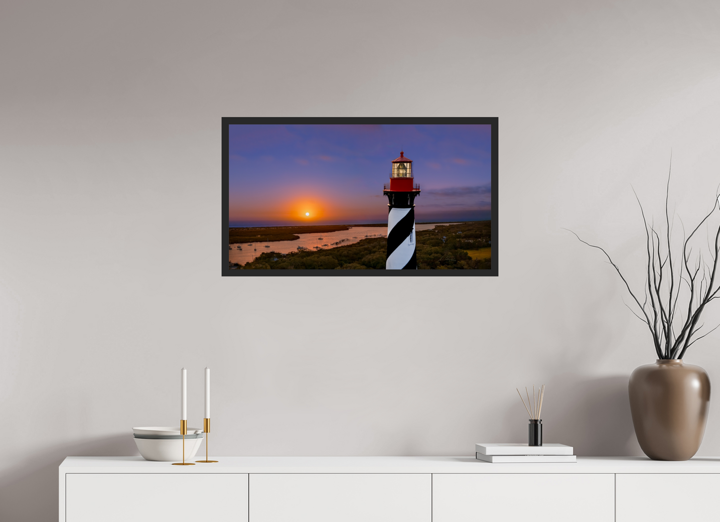 32 x 18″, Gallery Frame Beacon of Dawn