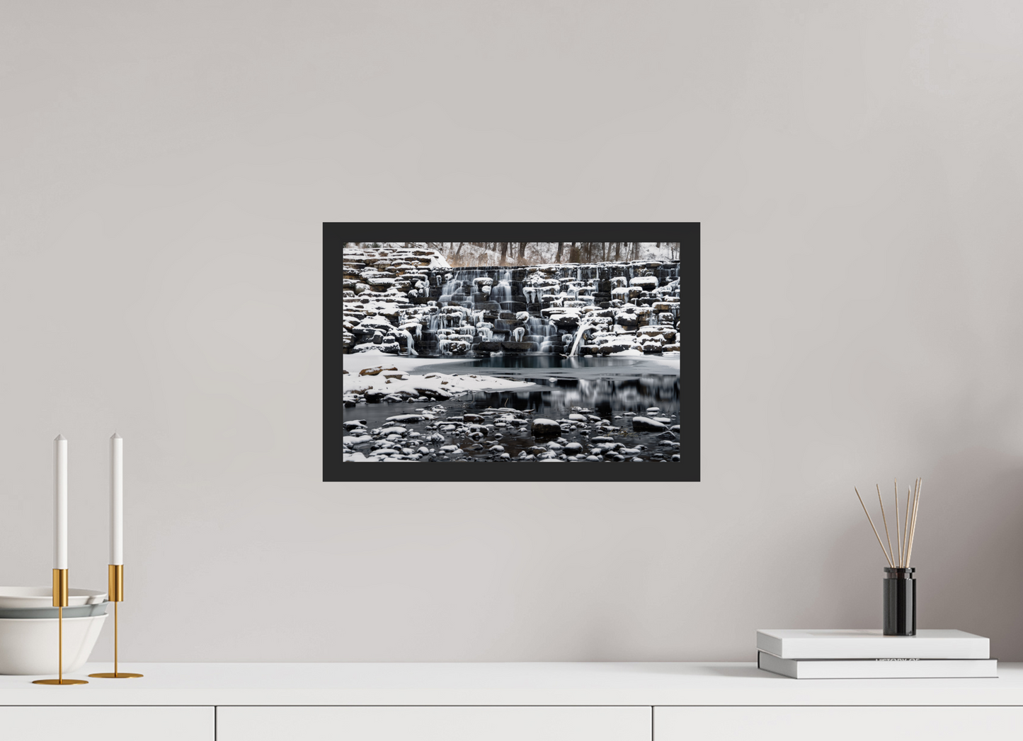 15 x 10″, Gallery Frame Frozen Stillness