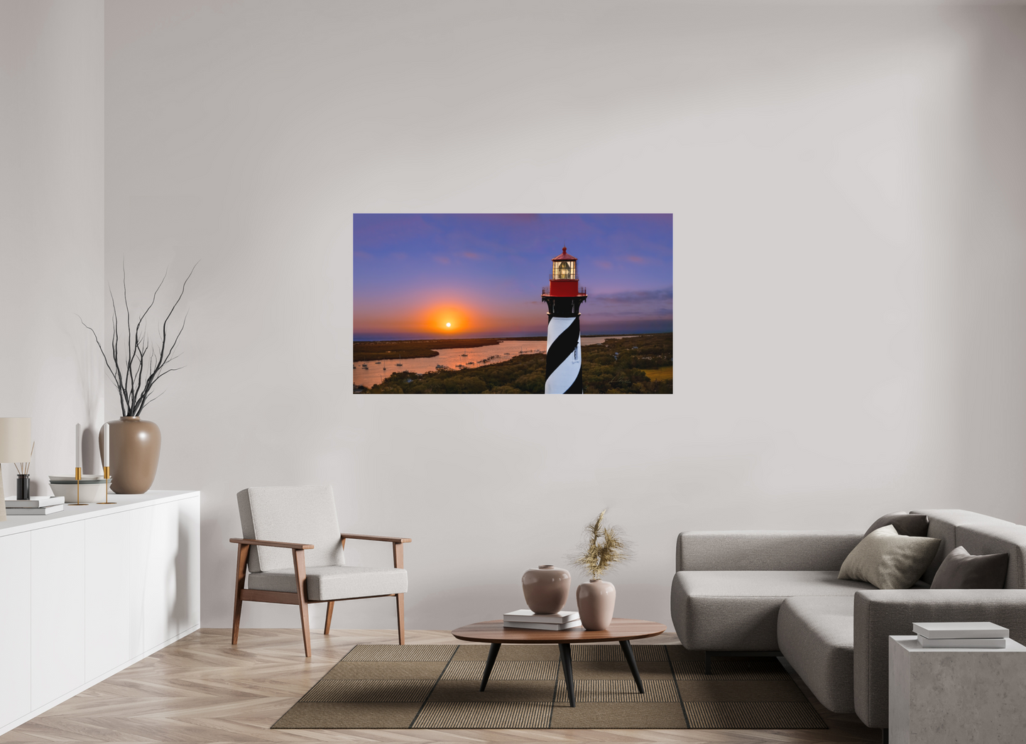 64 x 36″, Canvas Print Beacon of Dawn