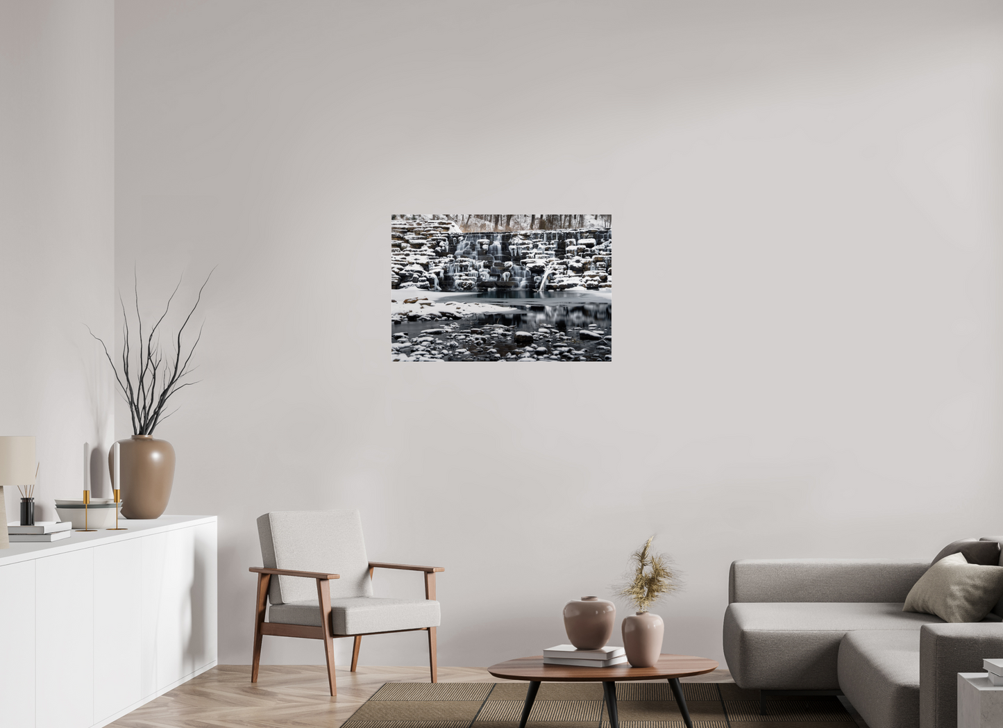 36 x 24″, Photo Print Under Acrylic Glass Frozen Stillness