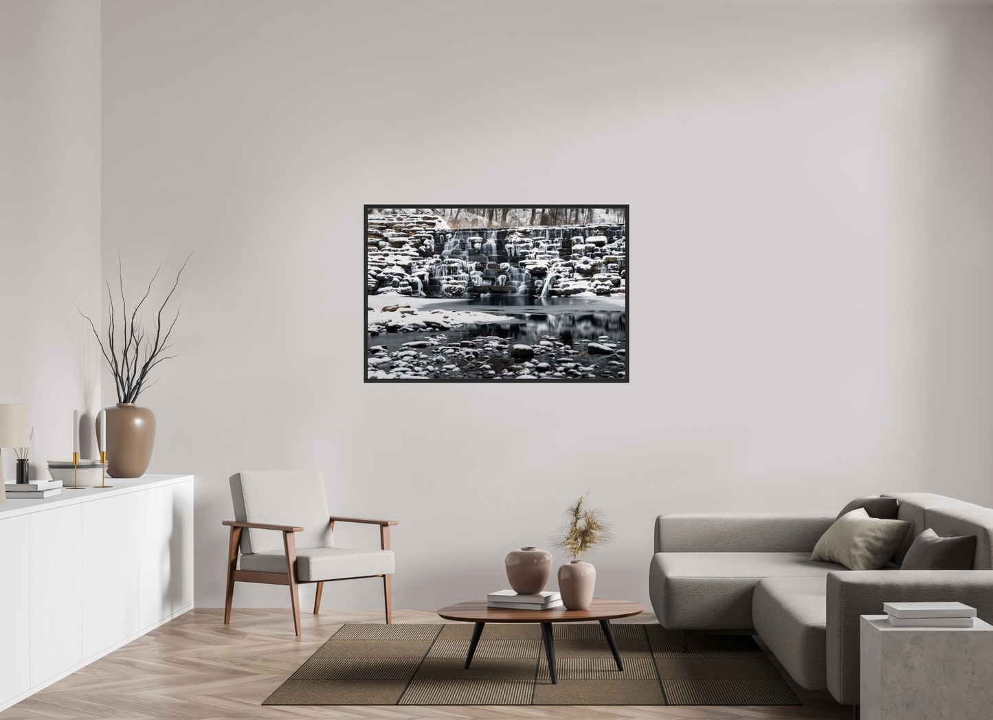 54 x 36″, Gallery Frame Frozen Stillness
