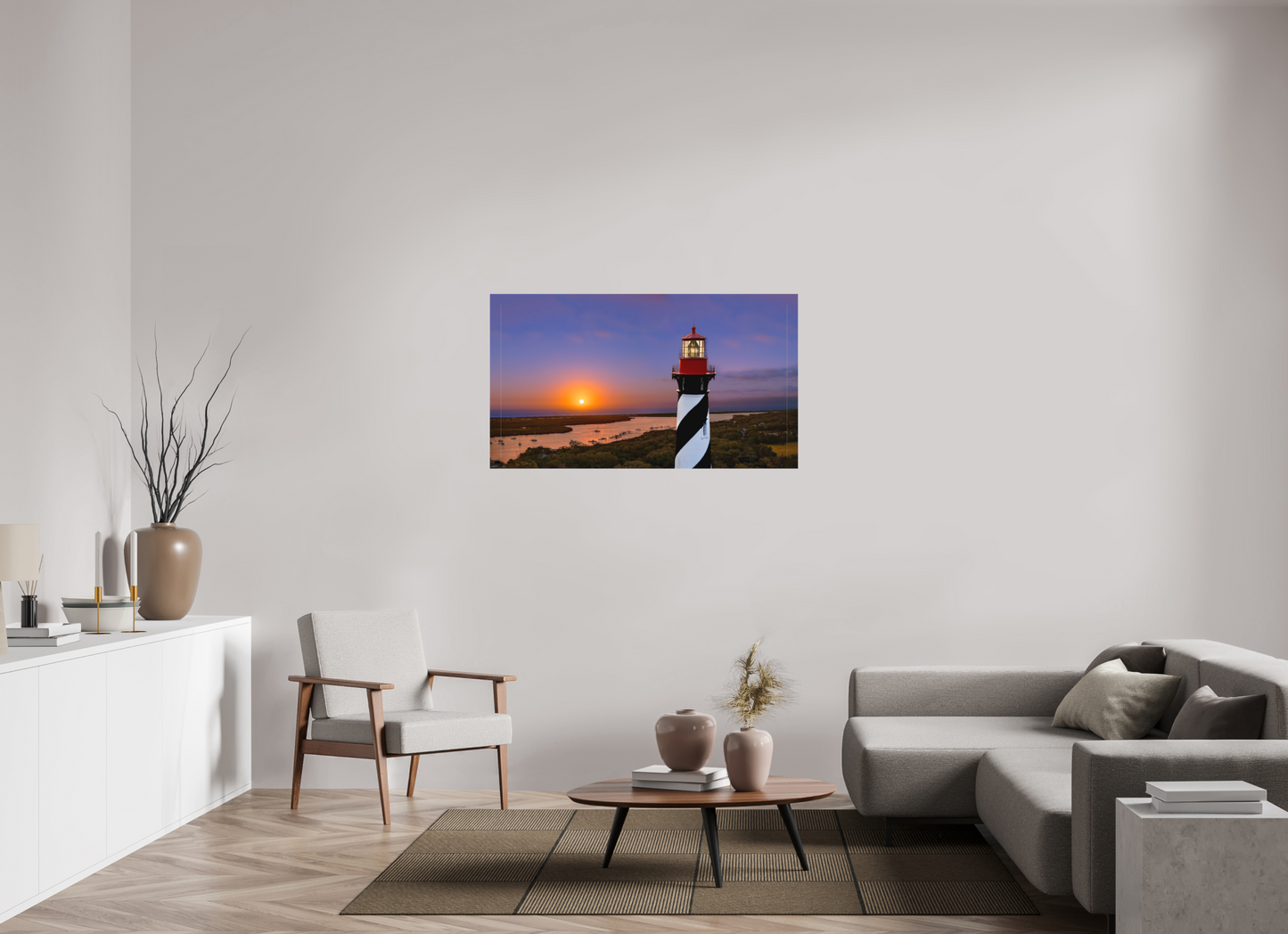 49 x 27.6″, Canvas Print Beacon of Dawn