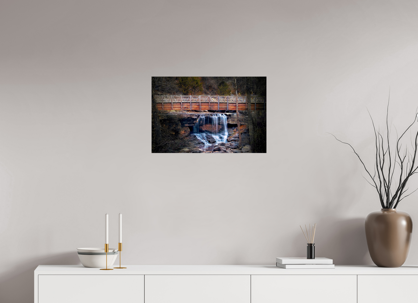 24 x 16″, Print Paper Pinon Falls