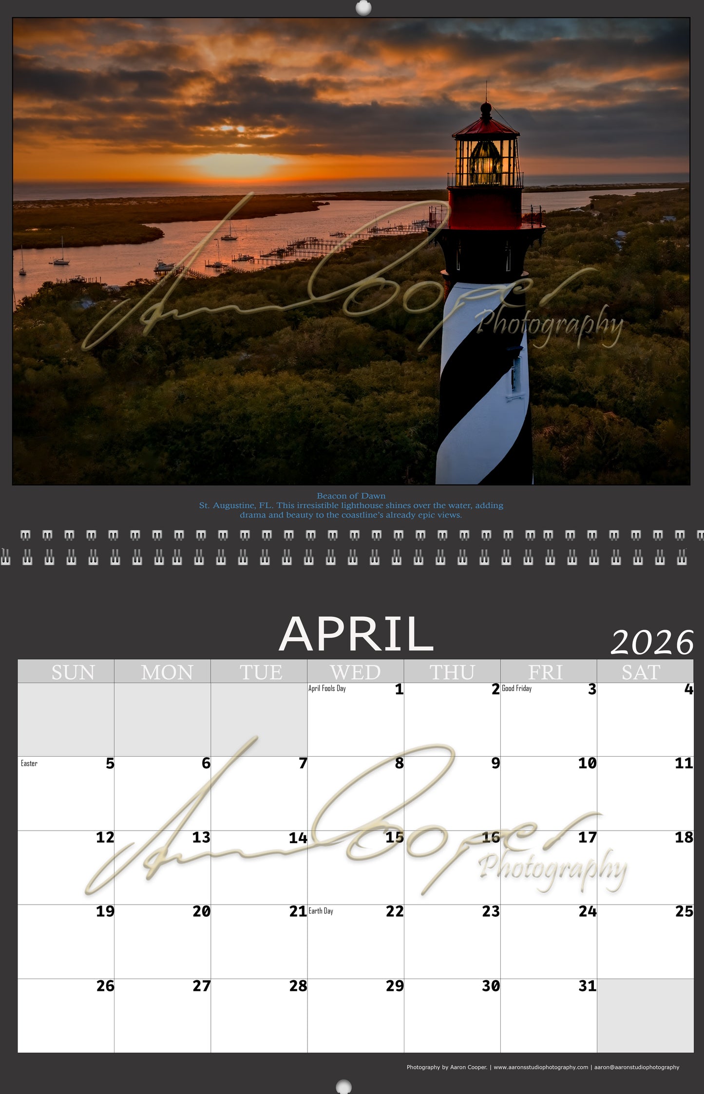 2026 Landscape Photography Calendar