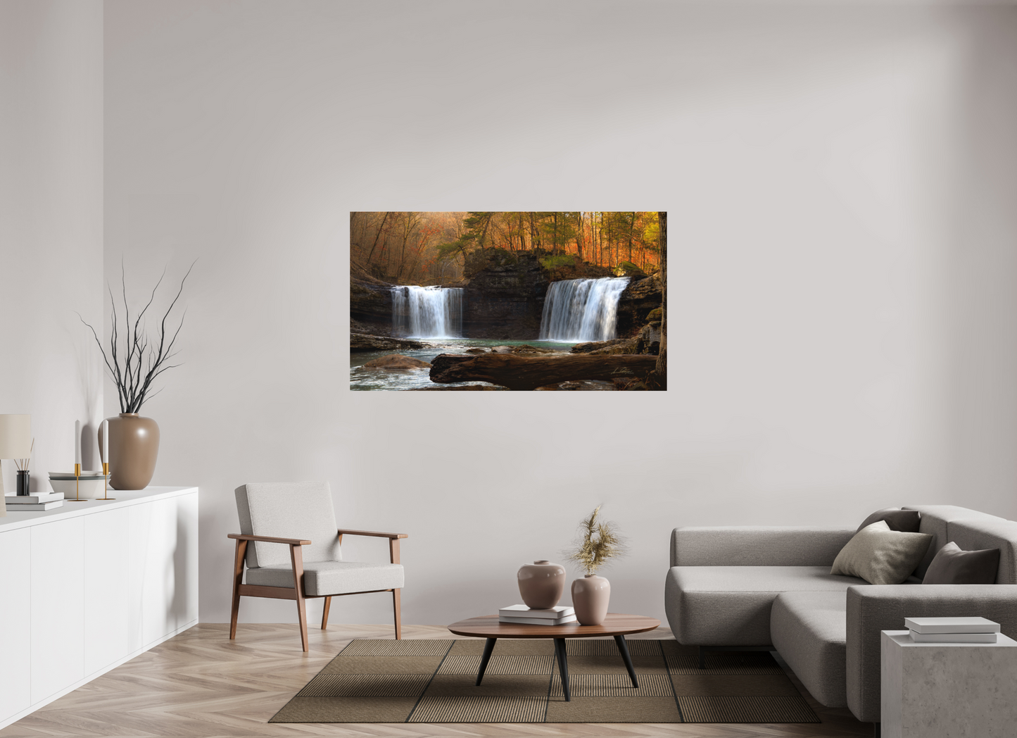 64 x 36″, Canvas Print Twin Falls
