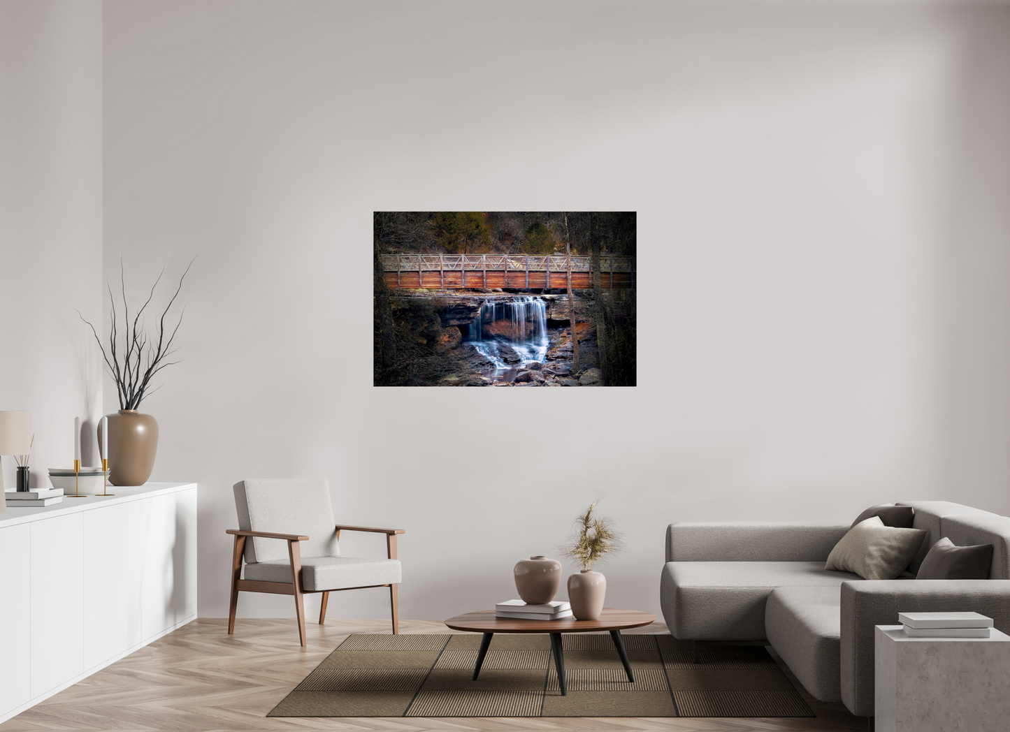 54 x 36″, Print Paper Pinon Falls