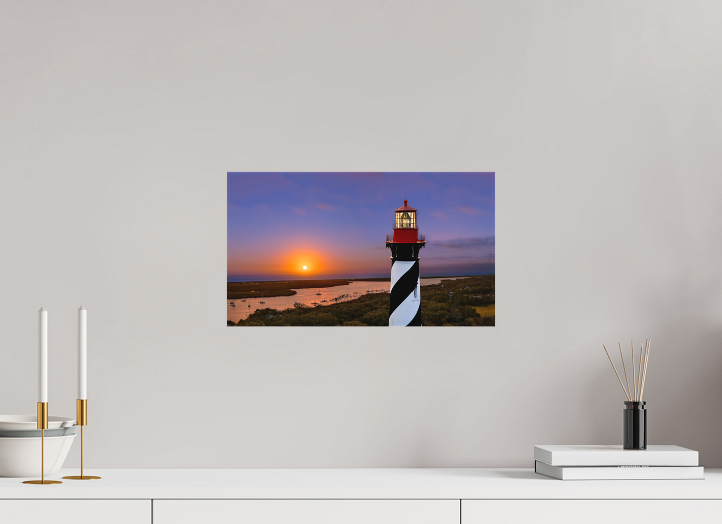 16 x 9″, Canvas Print Beacon of Dawn